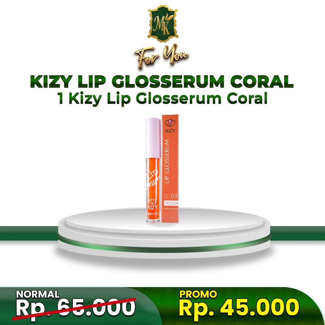 Kizy Lip Glosserum Coral